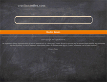 Tablet Screenshot of crestinnsuites.com